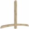Ekena Millwork Bellingham Rough Sawn Timber Gable Bracket, Douglas Fir, 84"W x 56"H x 4"D x 4"F, 16/12 Pitch GBW084X56X0404BEL00RDF - alternate 2